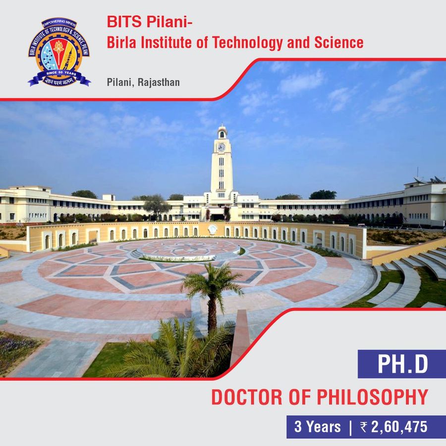 Ph.D. (Physics) at BITS Pilani - Birla Institute of Technology And Science, Rajasthan - Other